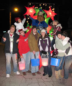 Students at parade