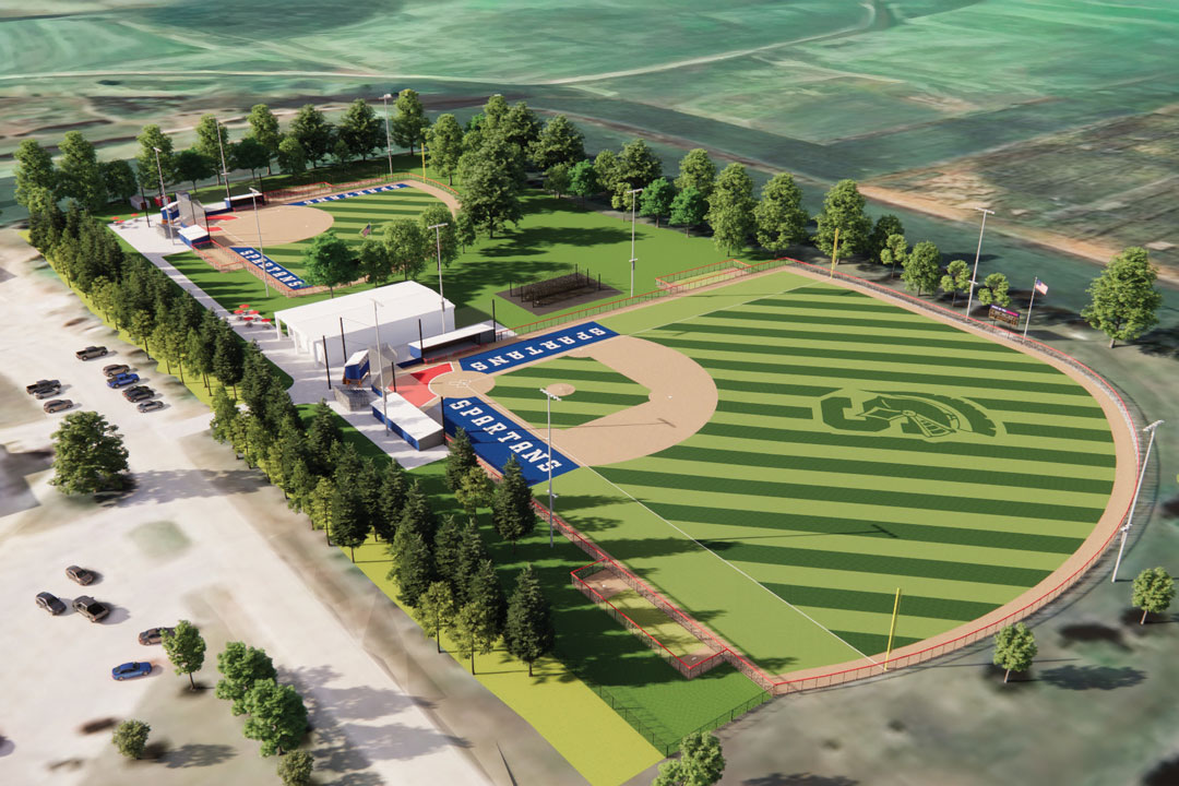 Baseball and Softball Complex rendering