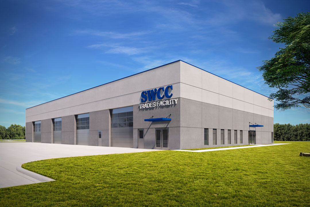 Skilled Trades building rendering