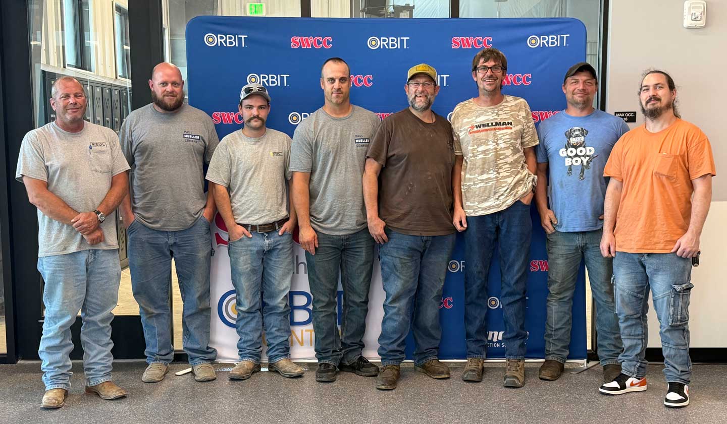 SWCC electrical theory students posing at the ORBIT Center