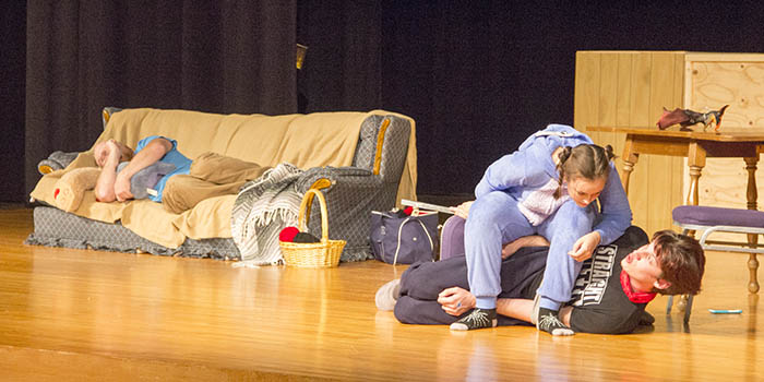 Scene from 2016 Drama Club fall plays