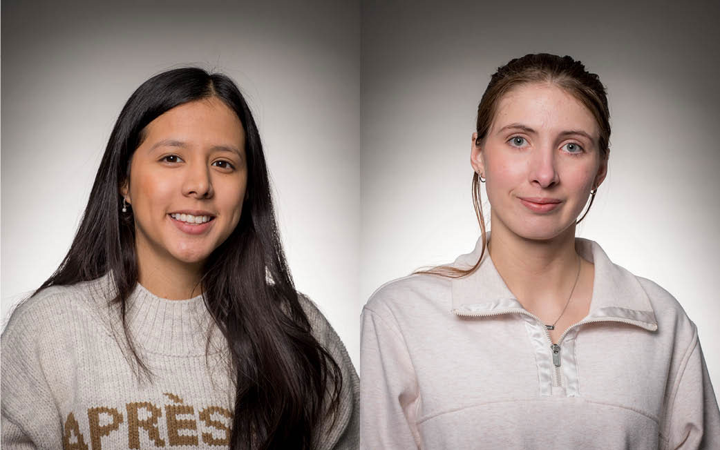 Jimena De Leon of Guatemala and Amanda Malone of Redding