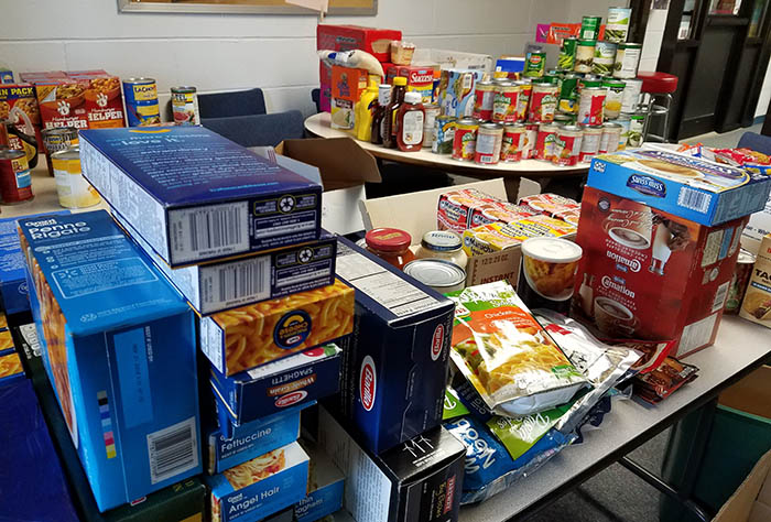 PTK Food Drive Items