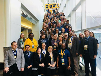 Iowa PTK national delegation at 2018 conference