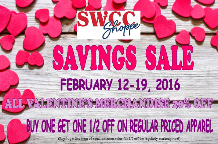 SWCC Shoppe sale flier