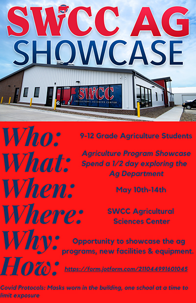 SWCC Ag Showcase program flyer