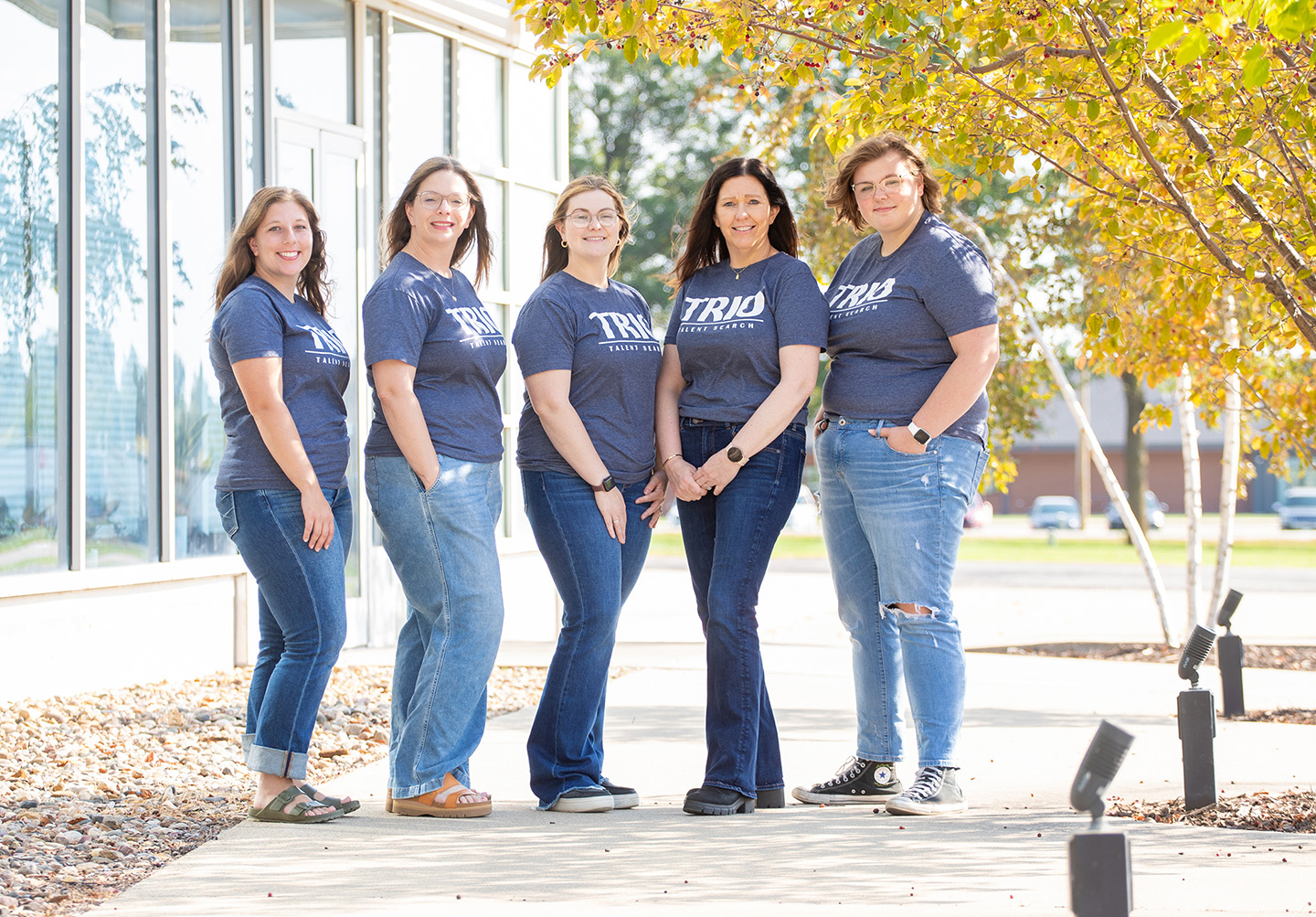 SWCC TRIO TS staff in front of Technical Center