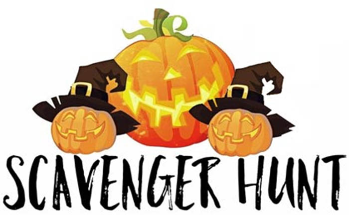 Jack-o-lantern Scavenger Hunt Graphic
