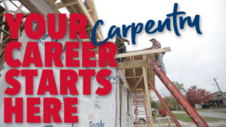 Your Carpentry career starts here.