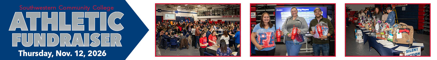 Southwestern Community College ATHLETIC FUNDRAISER Thursday, Nov. 12, 2026
