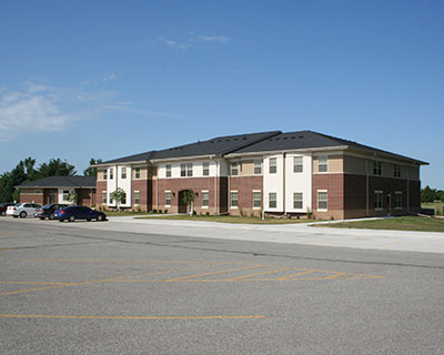  Spartan Suites, SWCC's first apartment-style residence hall, constructed