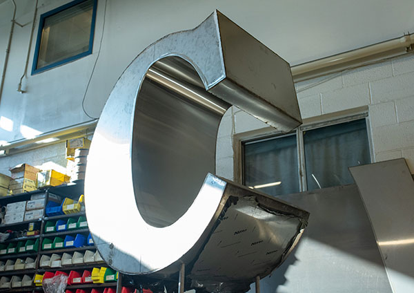 A SWCC letter "C" fully assembled