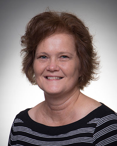 Terri Tussey, distance education/secondary programs secretary