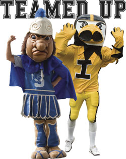 Sparty and Herky